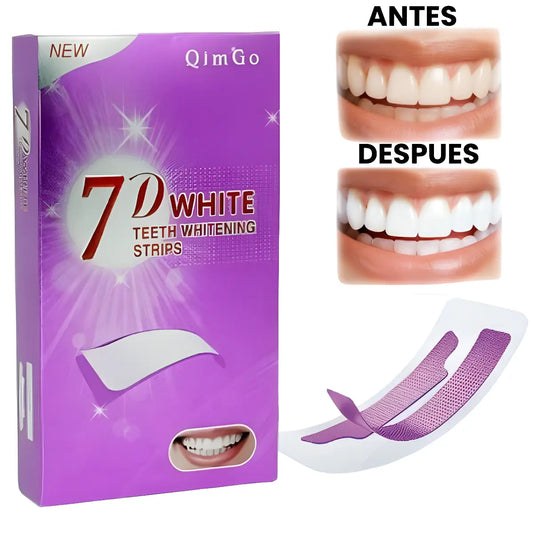 Tiras Blanqueadoras Moradas Dentales