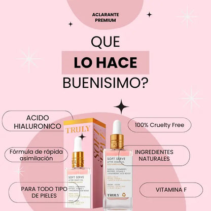 TRULY Aclarante Premium para una Piel Radiante y Uniforme
