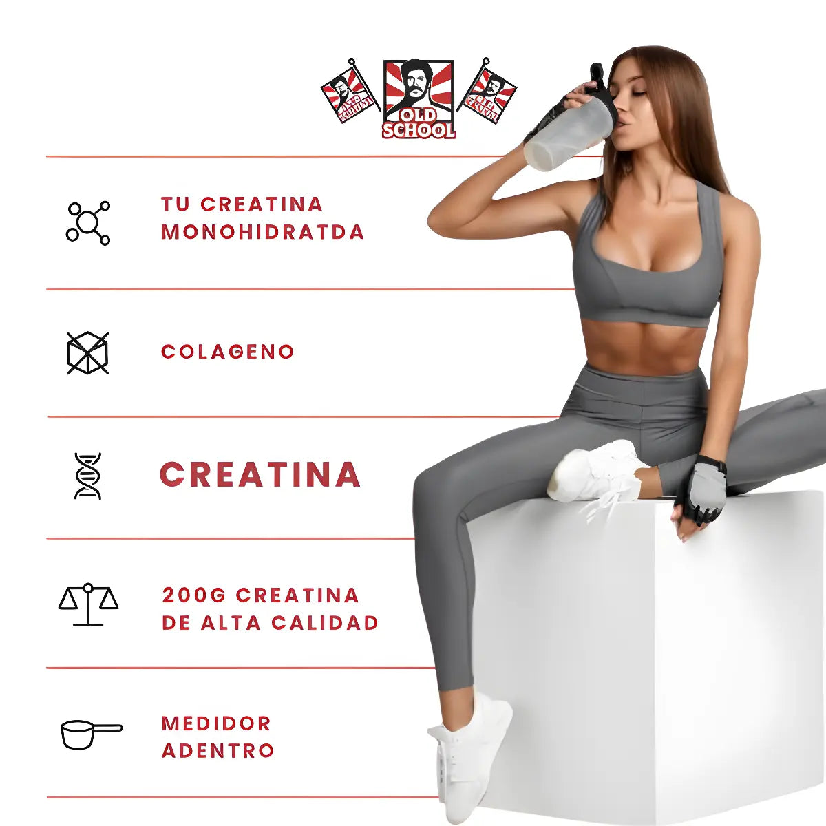 Creatina old School For Women